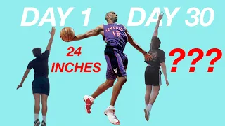 REALISTIC 30 Day Vertical Jump Transformation || Extra Ordinary