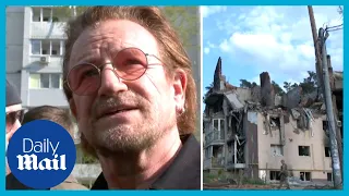 U2's Bono flies to Ukraine: 'This is one man's war'