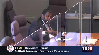 Municipal Services and Properties Committee Meeting April 18, 2022