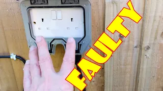 Fault on my External Mains Socket feed