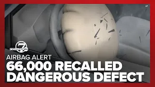 Alert: 66,000 cars with defective airbags