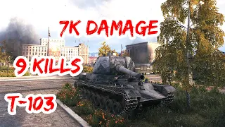 World Of Tanks 🆕 T-103 7K Damage 9 Kills