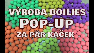 Rybaření 2022 Rychlá domácí výroba Pop-Up Boilies///Homemade Pop Up Boilies for a few bucks