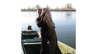 Подводная охота, где-то под Астраханью, 09.11.2014.Spearfishing , Astrakhan