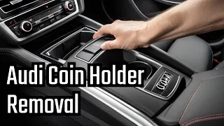 Audi S4 B8/B8.5 Coin Holder Removal