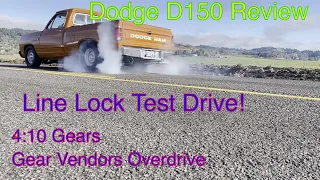 Dodge D150 Short Bed pickup review with Gear Vendors Overdrive Flow Master Exhaust
