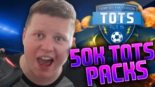 30x 50K TOTS PACKS!!! | FIFA 15 TOTS PACK OPENING