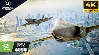 Ace Combat 7 | LOOKS ABSOLUTELY AMAZING | Ultra Realistic Graphics Gameplay [4K UHD HDR] Top Gun
