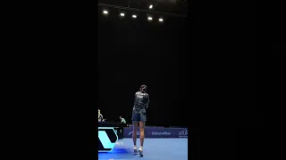 Yuan Jia Nan's serve in slow motion!