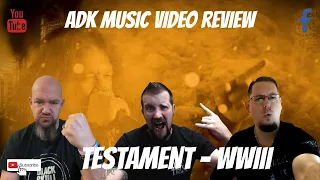 Testament - WWIII - ADK REACTS