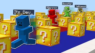 Minecraft LUCKY BLOCK Race