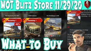 What to Buy in Store WOT Blitz 1-29-2021 | Littlefinger on World of Tanks Blitz