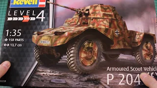 Revell/ICM 1/35 P204 Armoured Scout Vehicle Review