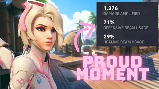 What a 71% Blue Beam Mercy looks like - Overwatch 2 Mercy Gameplay