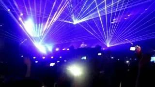 tiesto laser show 2011