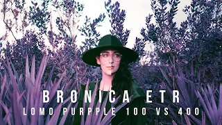 Lomochrome Purple 100 vs 400 | Bronica ETR