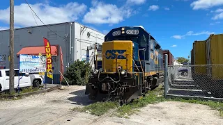 CSX Miami East Rail Switching in 2022!