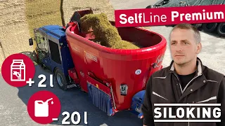 DAILY: 20 liters less diesel & 2 liters more milk per cow | SILOKING SelfLine Premium | Stephan Wist