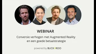 Webinar Buckaroo: Conversie verhogen met augmented reality en een goede betaalstrategie