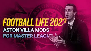 Football Life 2023 MOD Aston Villa for Master League