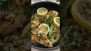 Chicken Piccata with lemon 🍋 YUM!