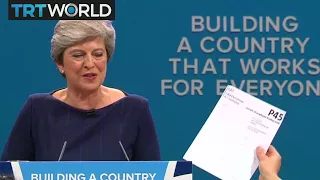 UK PM Speech: Theresa May's speech marred by interruption