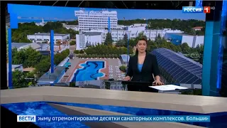 Россия1 Вести Санаторное лечение в Крыму
