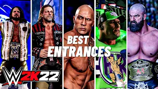 TOP 12 MEN'S ENTRANCES - WWE 2K22 | PS5