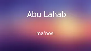 Islom ensiklopediyasi - Abu Lahab