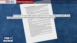 Minneapolis PD Operation Endeavor: FOX 9 obtains plan's documents
