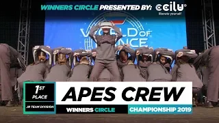 APES CREW | 1st Place Jr Team | Winners Circle | World of Dance Championship 2019 | #WODCHAMPS19