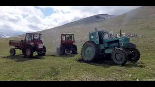 Т-40 без передка Против Т-25 и Т-16,Вот Это Схватка!