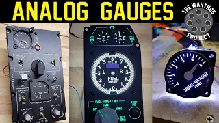 Making Analog Gauges - Home Flight Simulator