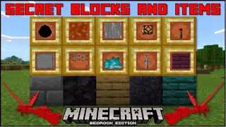 Minecraft Bedrock - Even More Secret Blocks & Items (Mobile/Xbox/PS4/Windows 10/Switch)