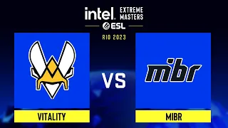 Vitality vs MIBR | Map 1 Anubis | IEM Rio 2023