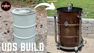 My DIY Ugly Drum Smoker Build | No Welding!