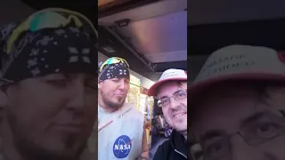 Selfie with Sidney Lee pressed video by mistake
