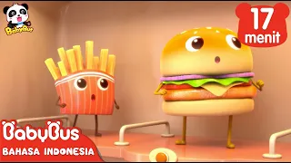 Hamburger dan Kentang Goreng | Kumpulan Film Hamburger | BabyBus Bahasa Indonesia