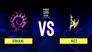 SC2 - Armani vs Nice - IEM Katowice 2023 - Lower Bracket