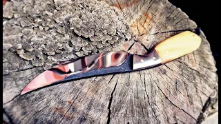 making a camping knife