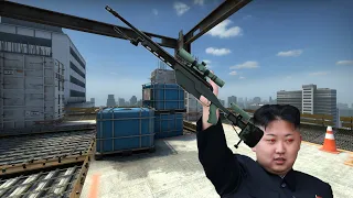 Kim Jung Un hits EPIC trick shot on vertigo.