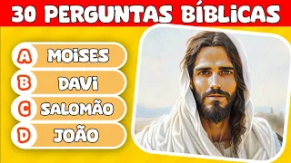 Quiz Bíblico | 30 PERGUNTAS BÍBLICAS