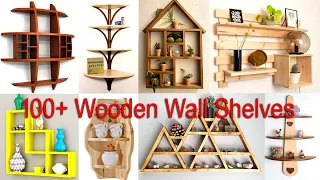 Unique Wooden Wall Shelves Ideas