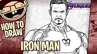 How to Draw IRON MAN (Avengers: Endgame) | Narrated Easy Step-by-Step Tutorial