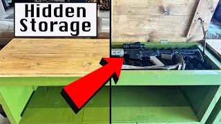 HIDDEN STORAGE in DIY Sofa Table (Under $100)