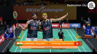 Highlight| S. Rankireddy/ Chirag Shetty vs Lui Chun Wai/ Yeung Shing Choi | Badminton Asia Team 2024