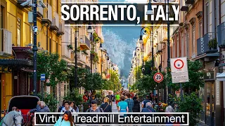 Sorrento, Italy Walking tour.  🇮🇹 A NEW Way to Enjoy Cardio; Stop Boring Workout Habit City Walks 4K