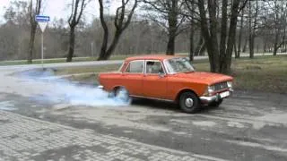 Москвич 412 иж burnout