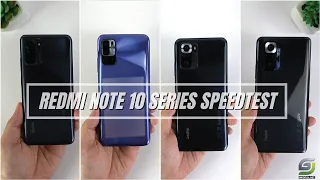 Redmi Note 10 vs Redmi Note 10 Pro vs Redmi Note 10s vs Redmi Note 10 5G Speedtest, Comparison