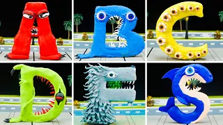 ✋ Making ALPHABET LORE (A - S...) Sculptures with Clay